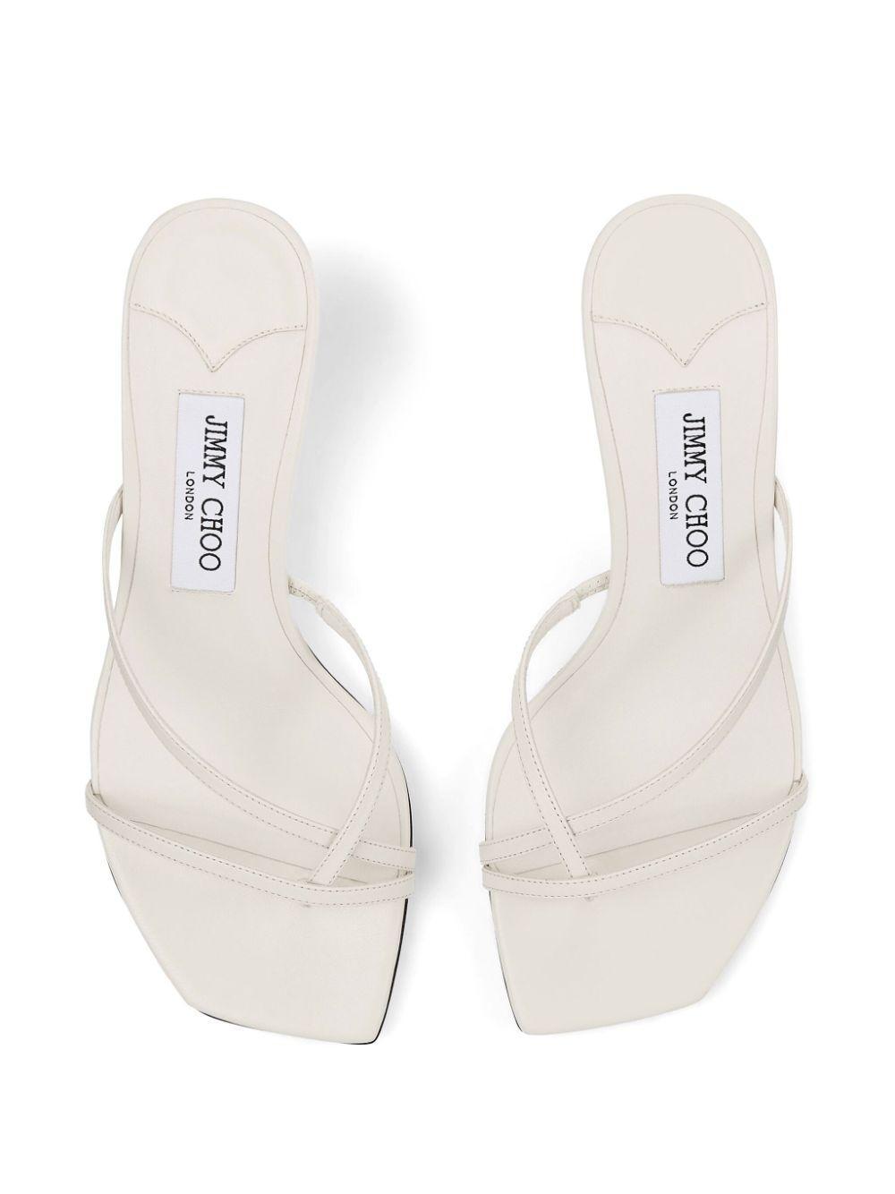 50mm Etana strappy leather mules Product Image