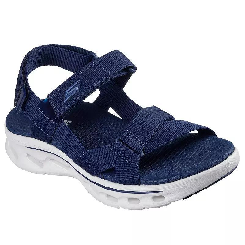 Skechers GO WALK Glide-Step 2.0 Camden Women's Sport Sandals, Size: 10, Blue Product Image