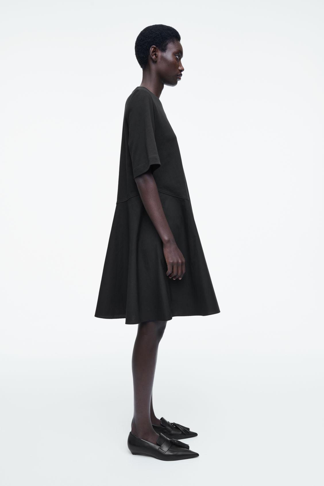 ASYMMETRIC MINI T-SHIRT DRESS Product Image