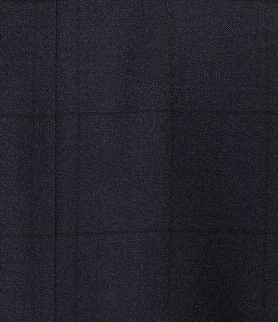 Hickey Freeman Modern Fit Flat Front Window Pattern 2-Piece Suit Product Image