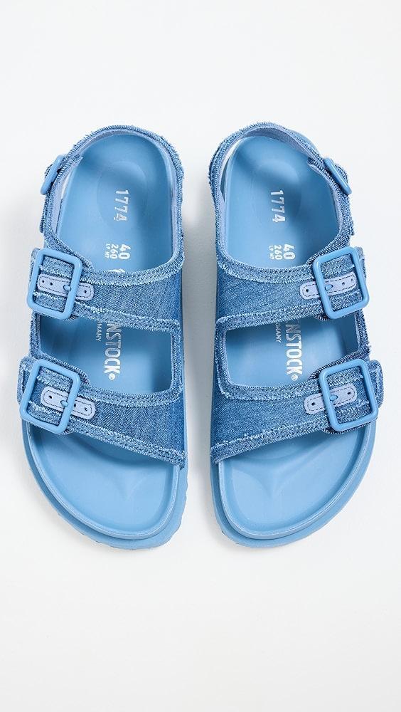 Birkenstock 1774 Milano Stone Washed Denim Sandals | Shopbop Product Image
