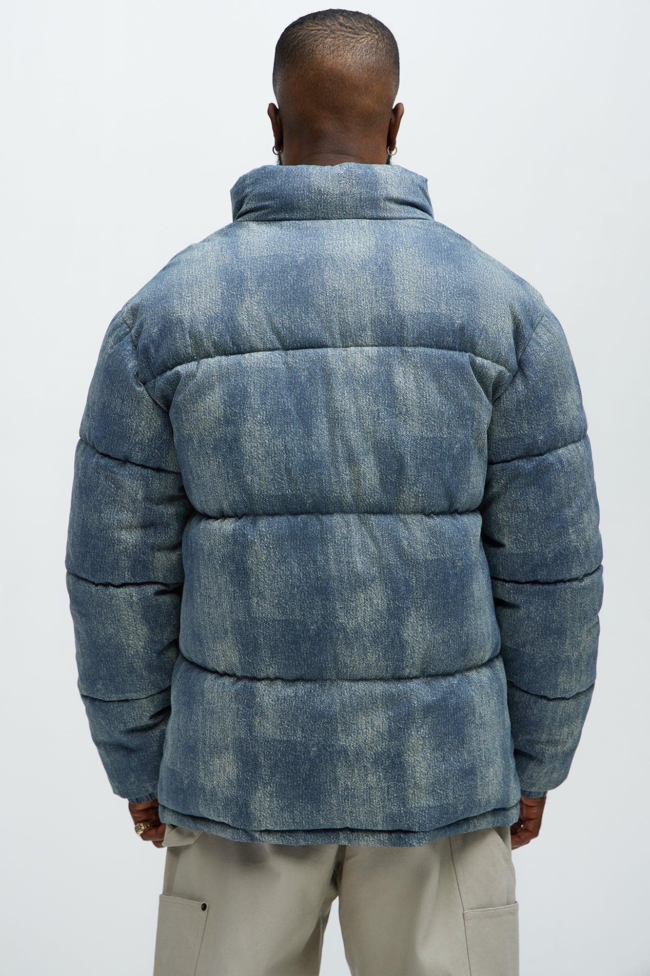 Inwood Printed Denim Puffer - Blue/combo Product Image