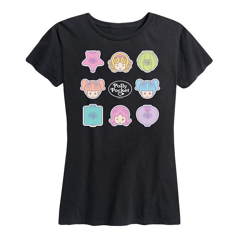 Womens Polly Pocket Grid Graphic Tee Product Image