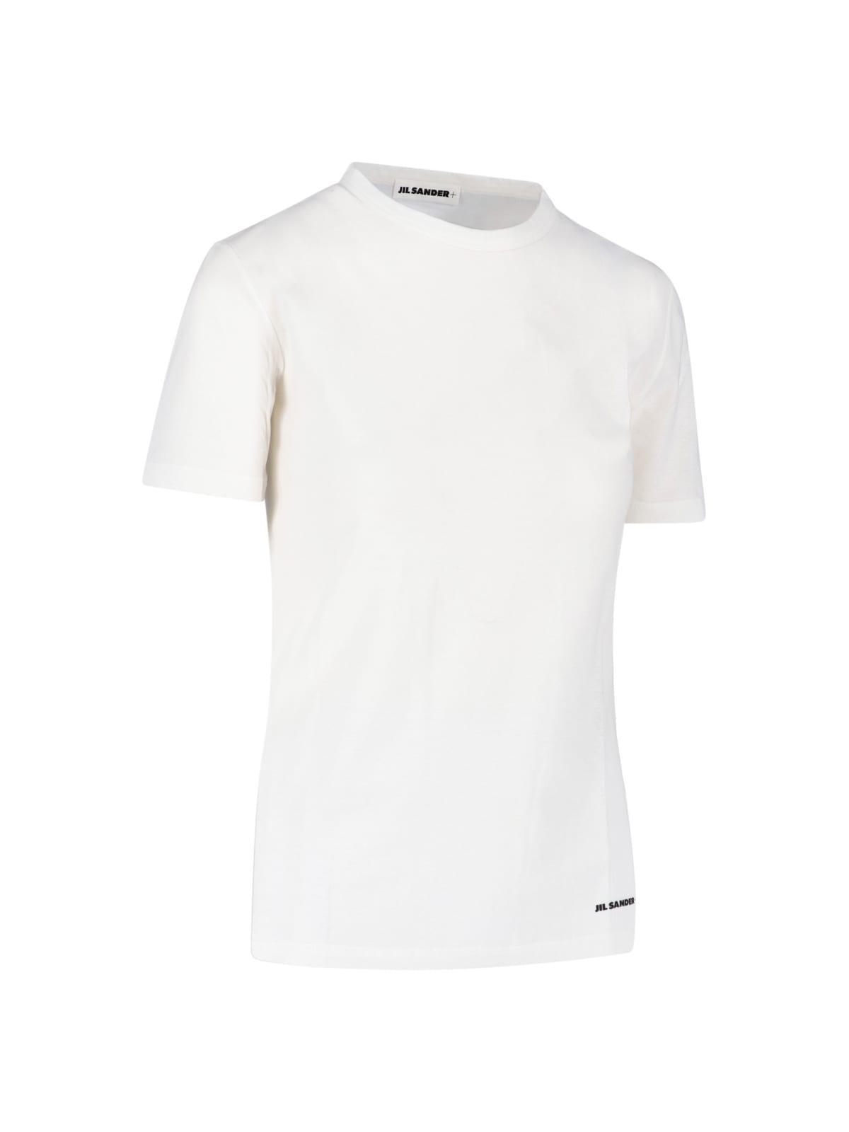 JIL SANDER Classic T-shirt In White Product Image