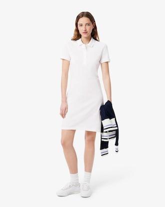 Slim Fit Stretch Piqué Polo Dress Product Image