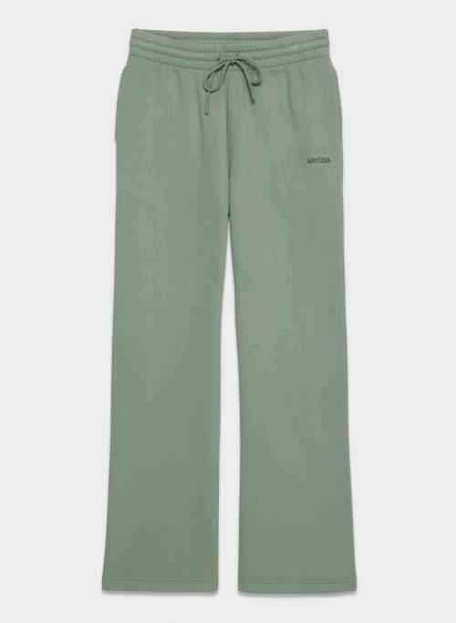 cozy fleece boyfriend basic wide sweatpant Product Image