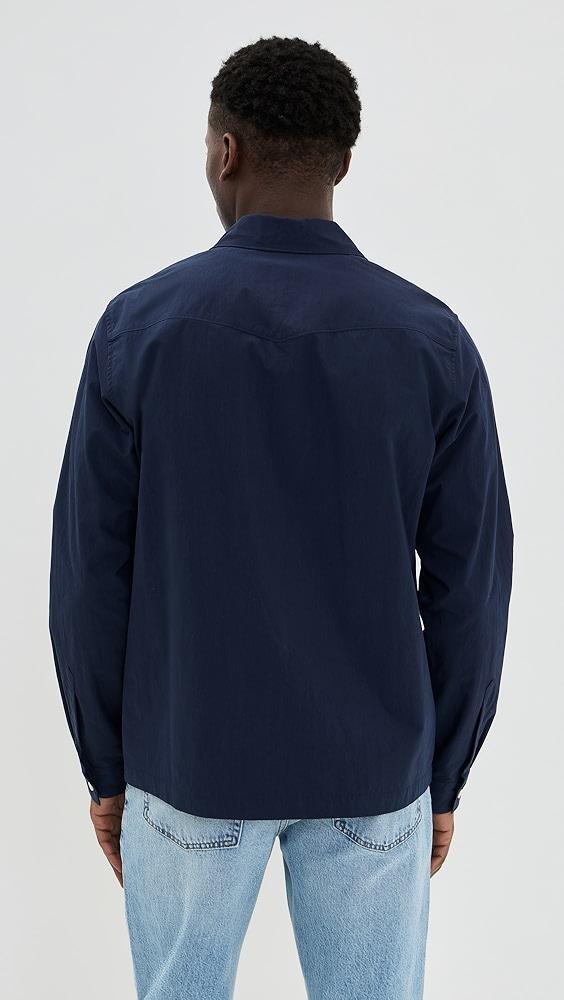 NN07 Virgil Poplin Zip Shirt Jacket | Shopbop Product Image