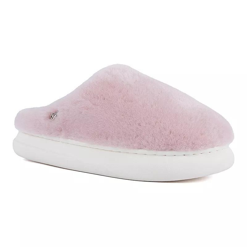 sugar Chills Women's Casual Slippers, Size: 10, White Silver Product Image