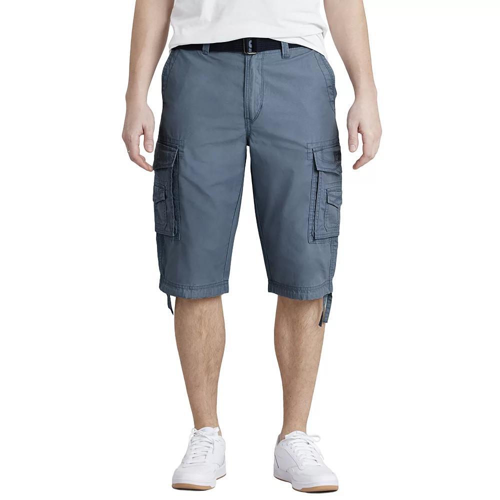Men's UNIONBAY Cordova Messenger Belted Cargo Shorts, Size: 36, Cruiser Product Image