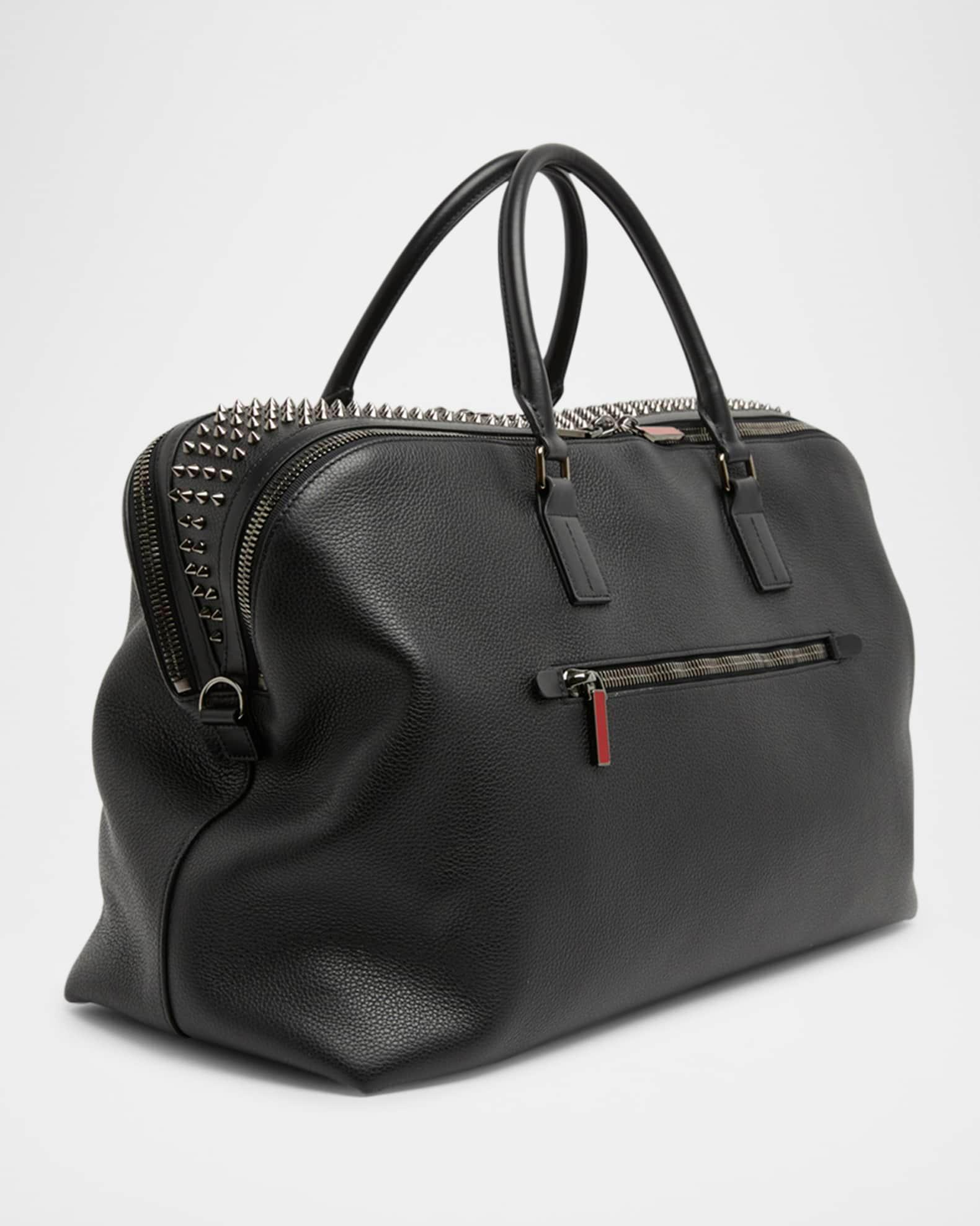 Men's Funky Leather Empire Spikes Weekender Bag Product Image