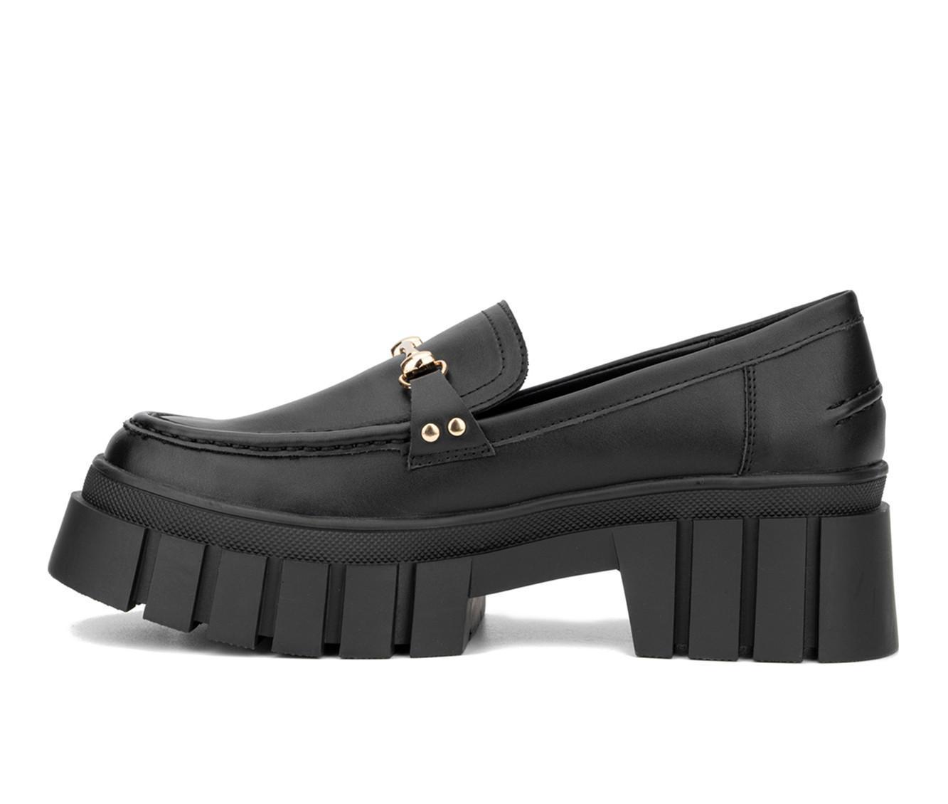 Women's New York and Company Seraphina Platform Loafers Product Image