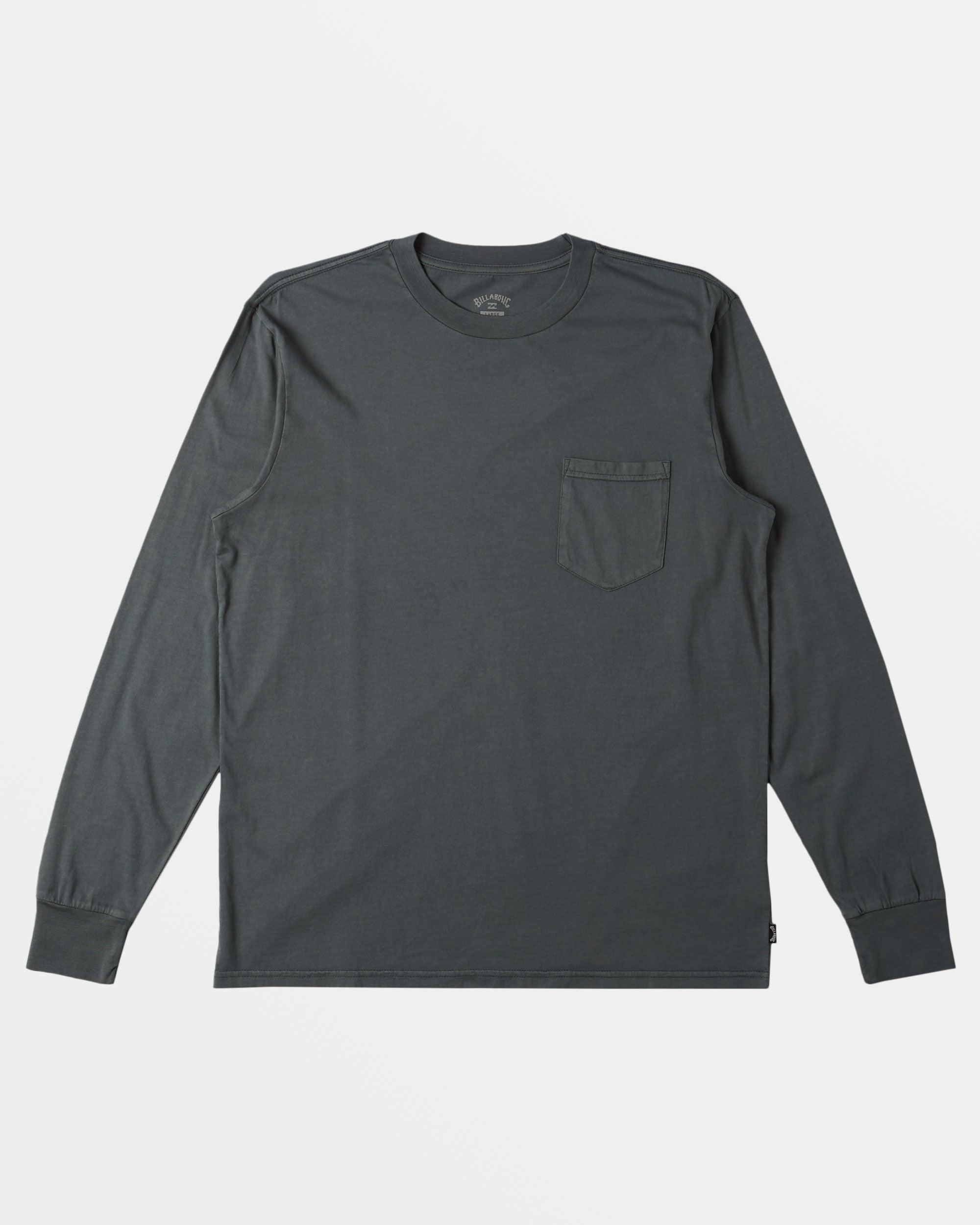 Essential Long Sleeve T-shirt - Slate Green Male Product Image