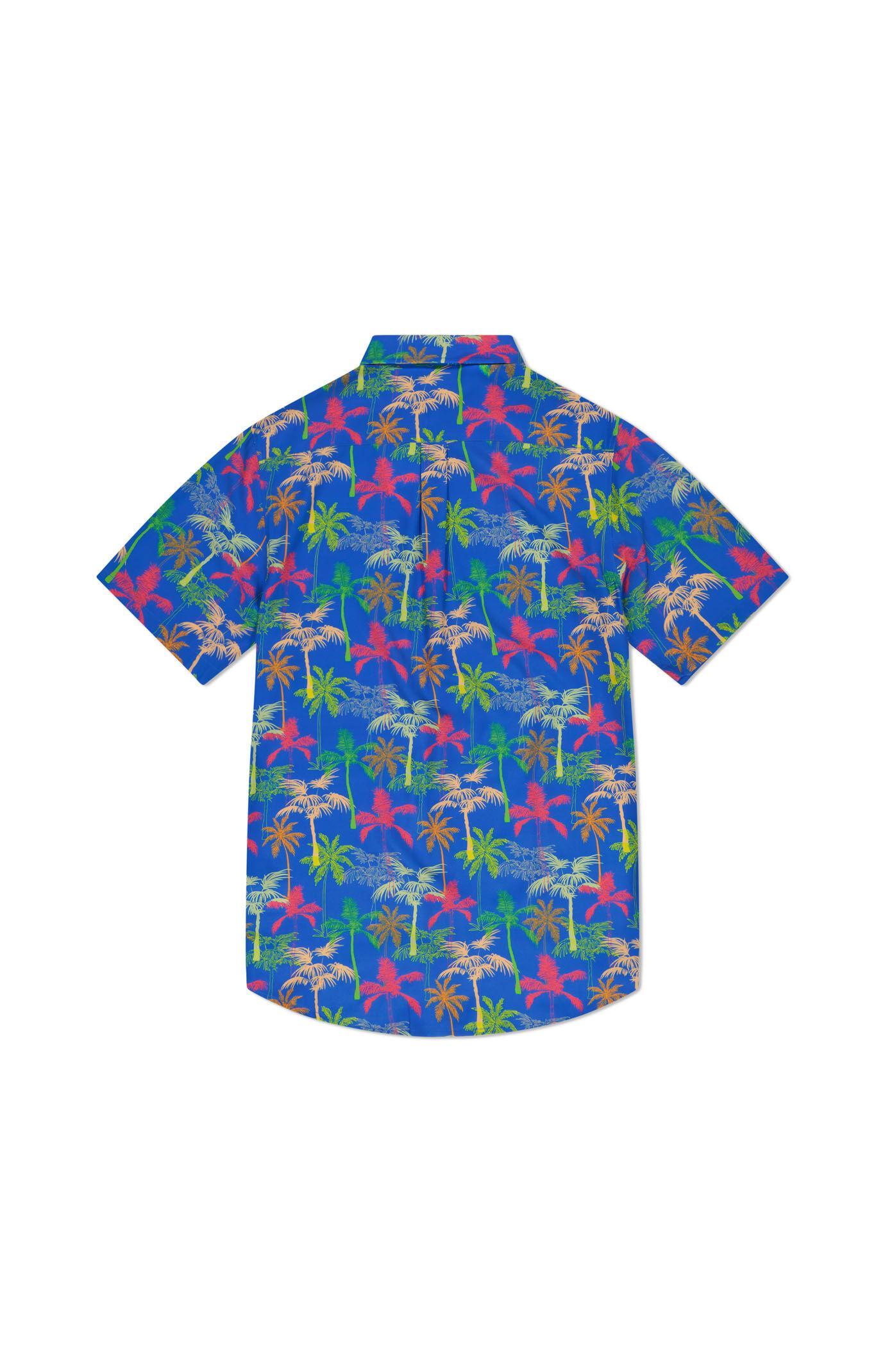 WeSC America Inc Men's Oden Miami Palms AOP Camp Shirt - Product Image
