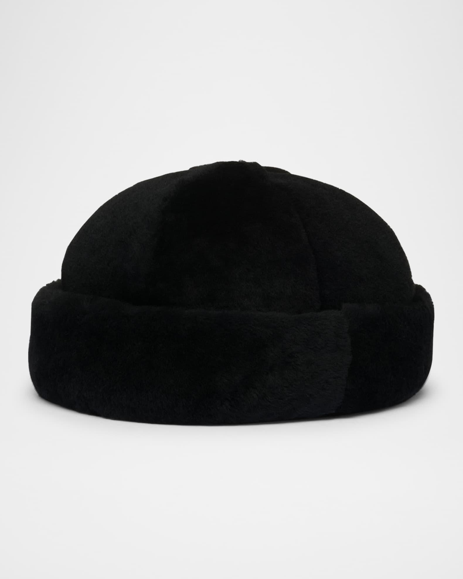 Men's Lamb Shearling Hat Product Image