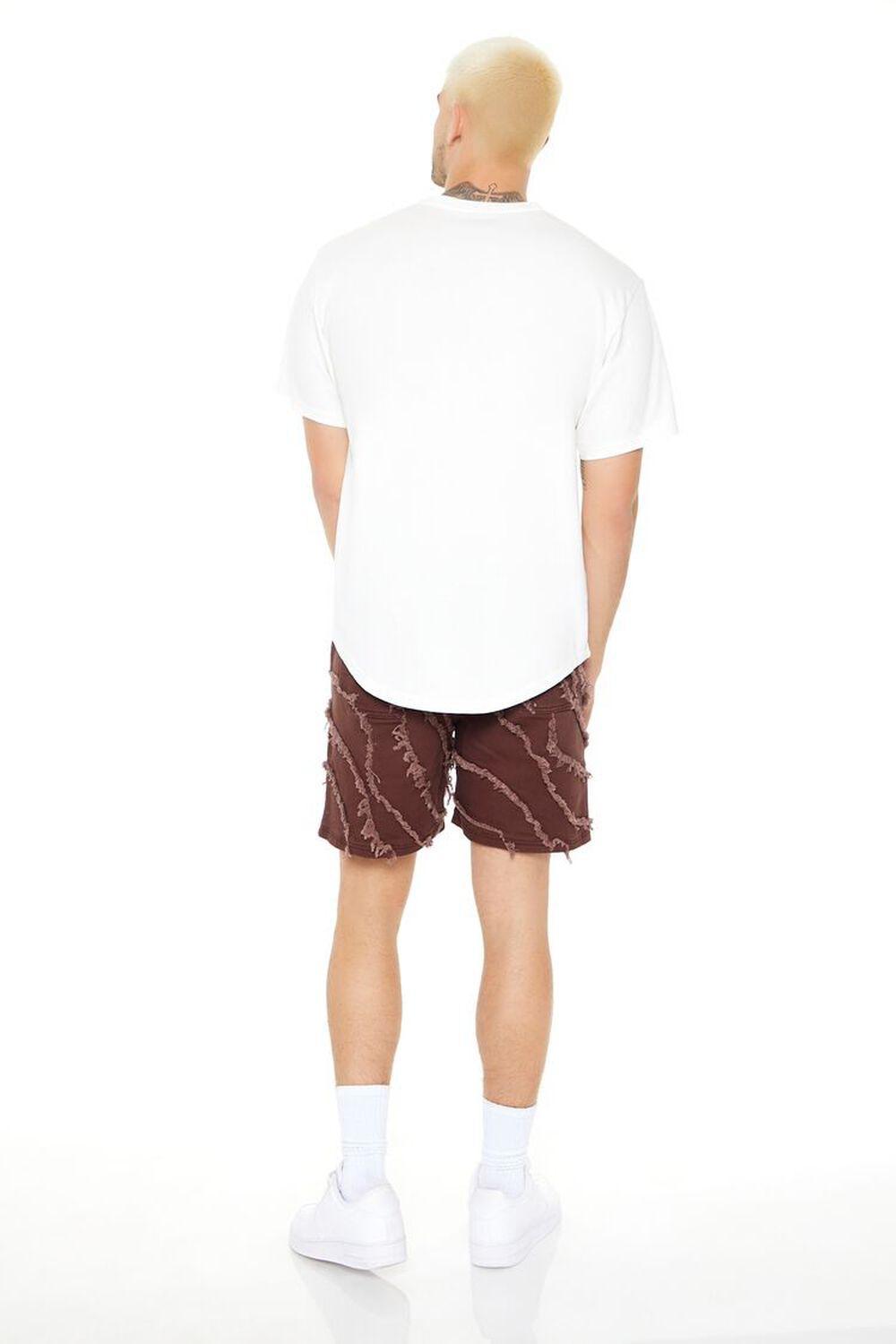 Frayed Drawstring Denim Shorts | Forever 21 Product Image