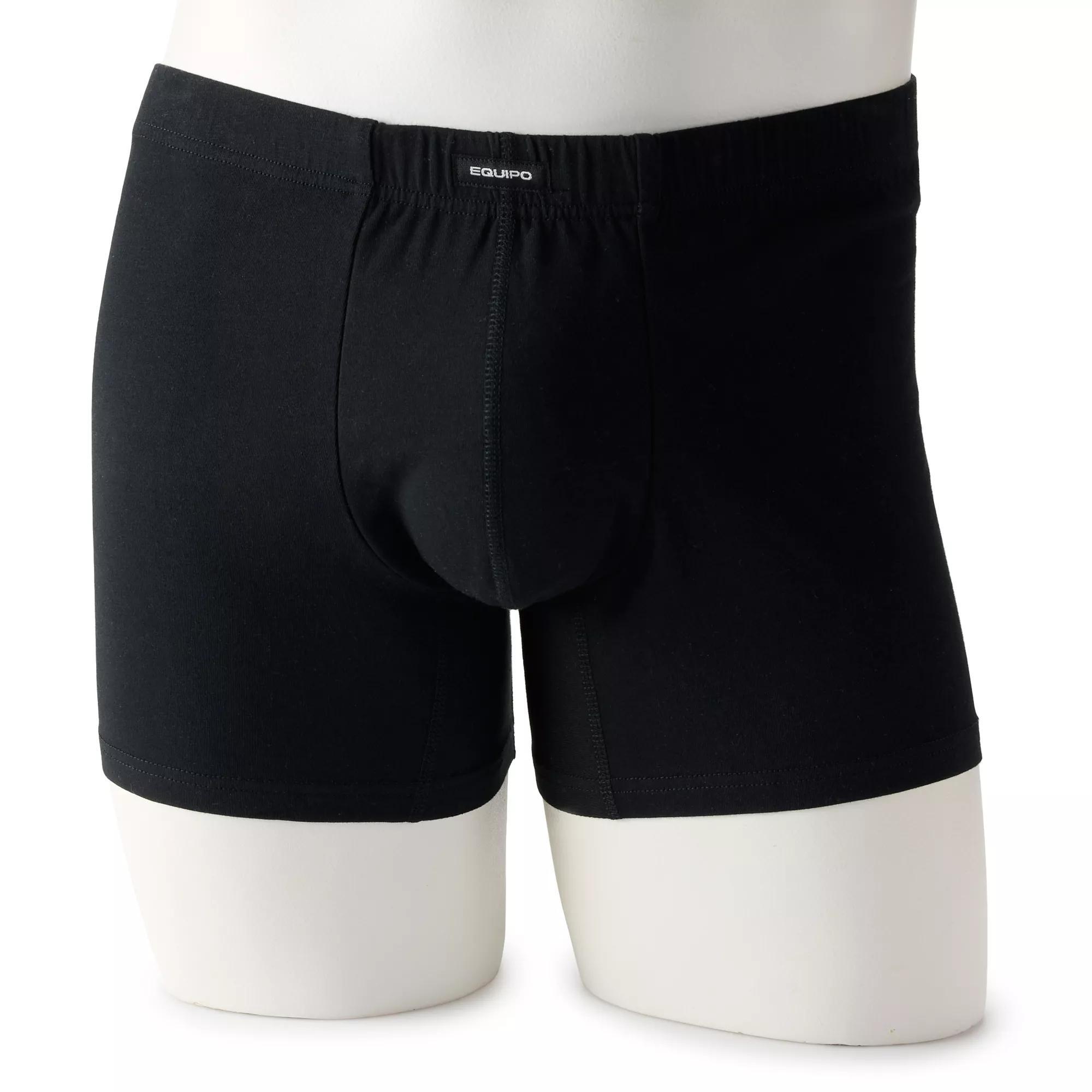 Men's Equipo 3-pack Solid Trunks, Size: Small, Black Product Image