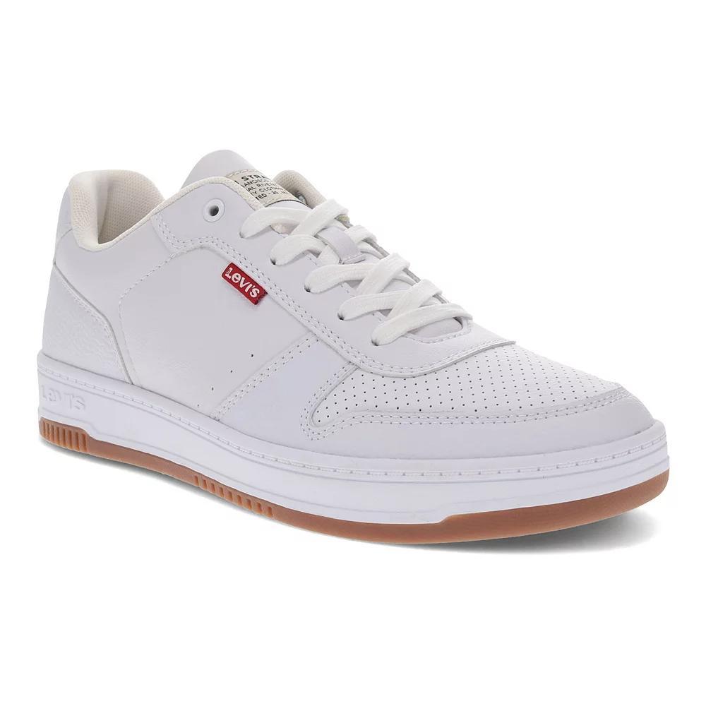Levi's® Drive Men's Low-Top Sneakers, Size: 12, White Gum Product Image