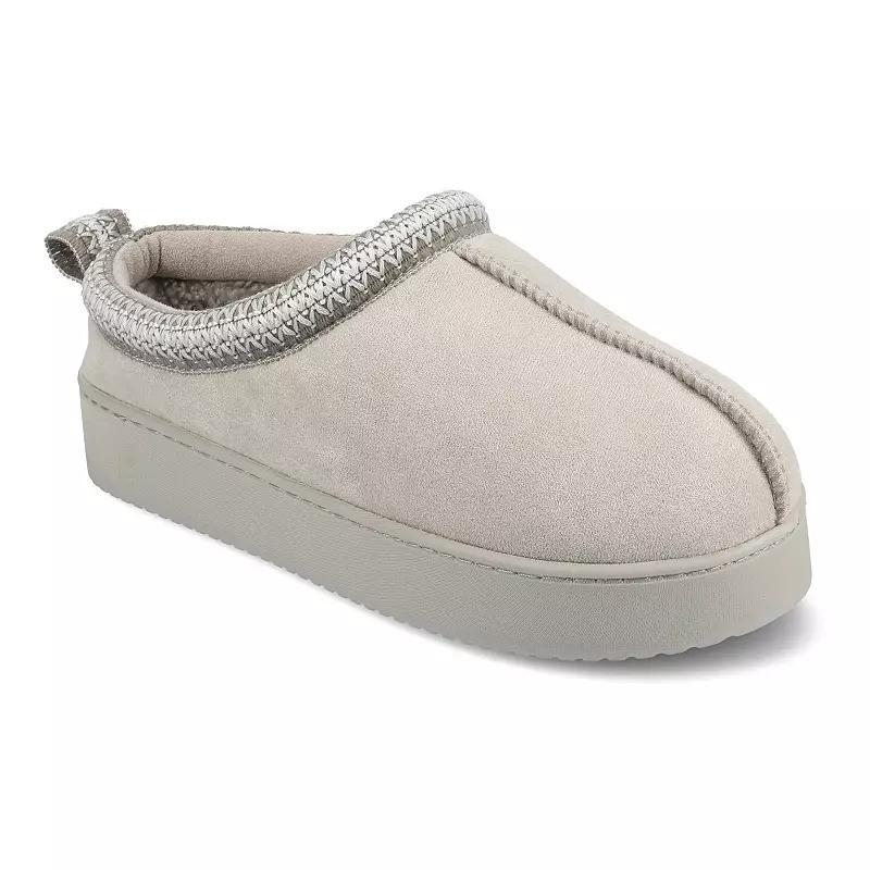 Journee Connway Women's Slip-On Cushioned Clog Slippers, Size: Large (9/10), Gray Product Image