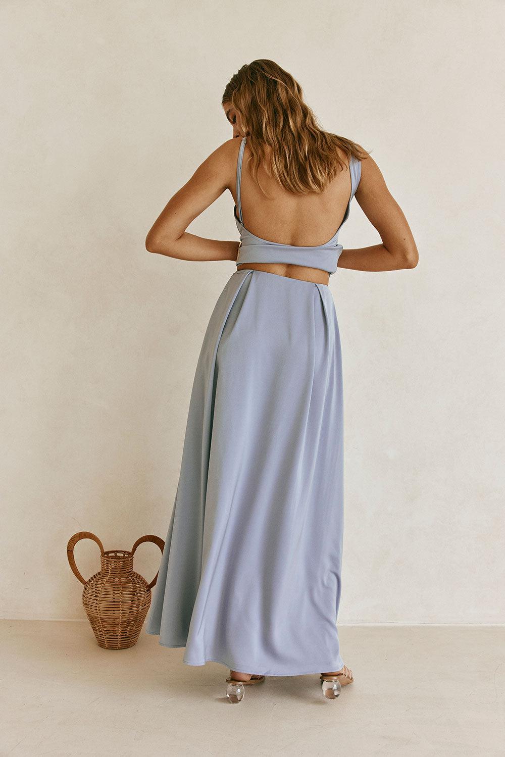 Hailey Skirt - Blue Product Image