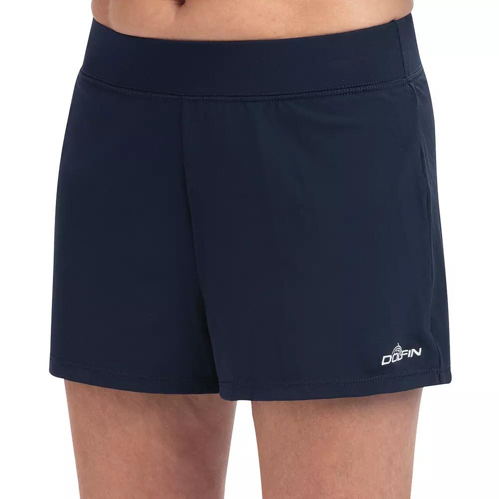 Women's Dolfin Aquashape Solid Swim Shorts, Size: XS, Blue Product Image
