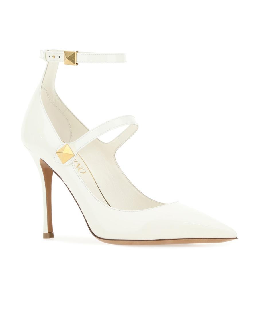 VALENTINO GARAVANI Tiptoe 100mm Pumps In White Product Image