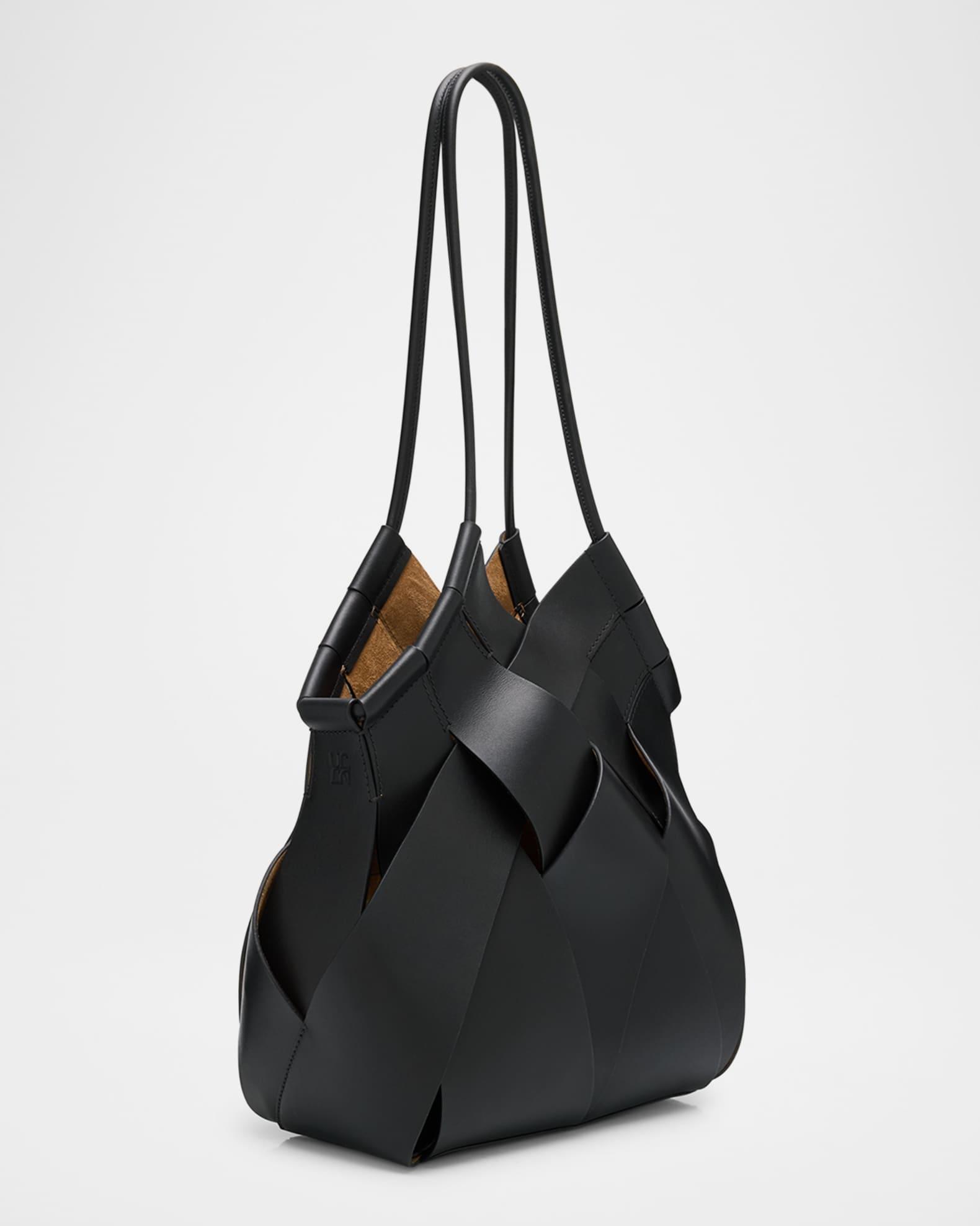 Charlotte Woven Leather Tote Bag Product Image
