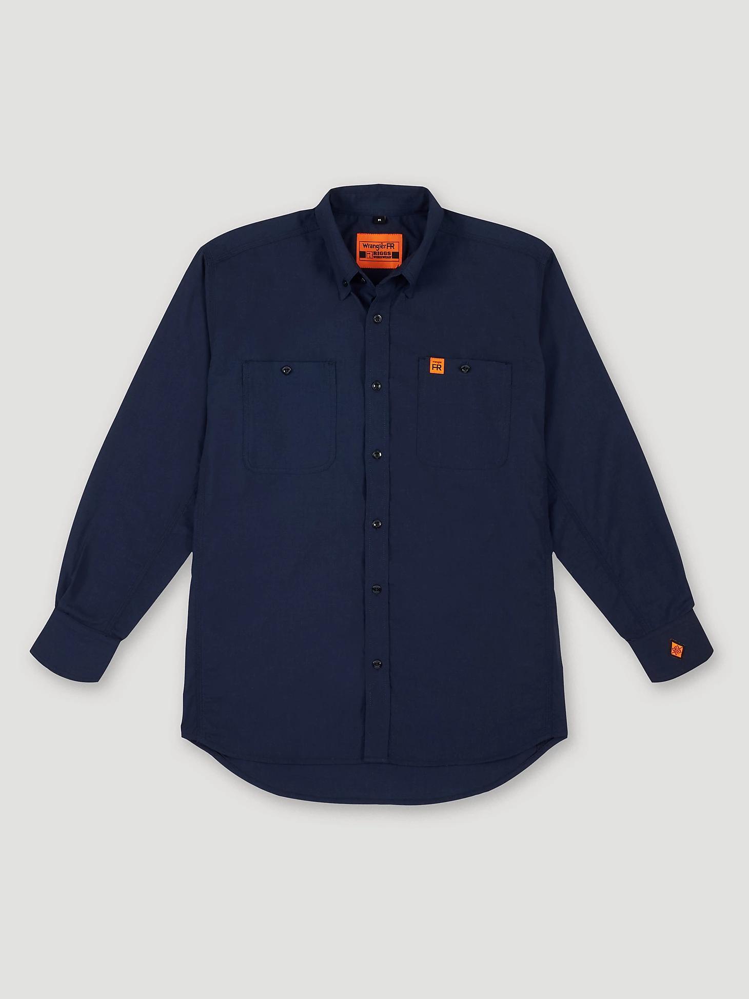 Wrangler® FR Flame-Resistant Riggs Twill Solid Work Shirt | Men's SHIRTS | Wrangler® Product Image