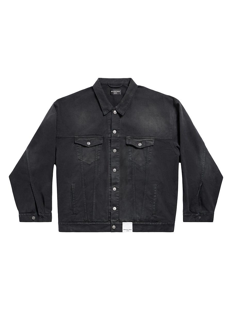 Denim Size Sticker Jacket Product Image