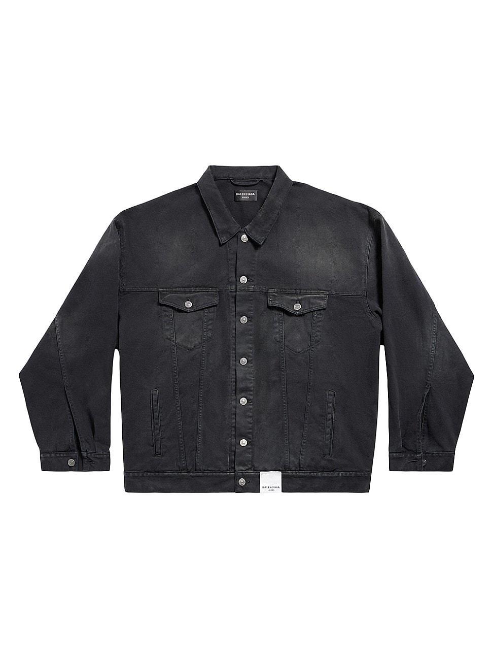 Denim Size Sticker Jacket Product Image