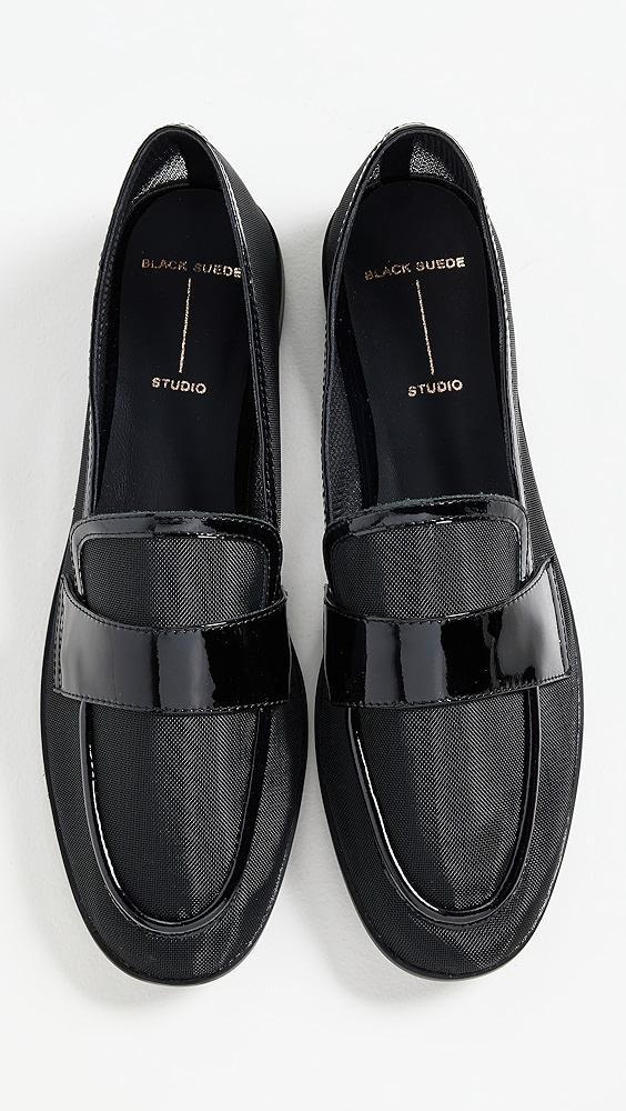 Black Suede Studio Sola Flats | Shopbop Product Image