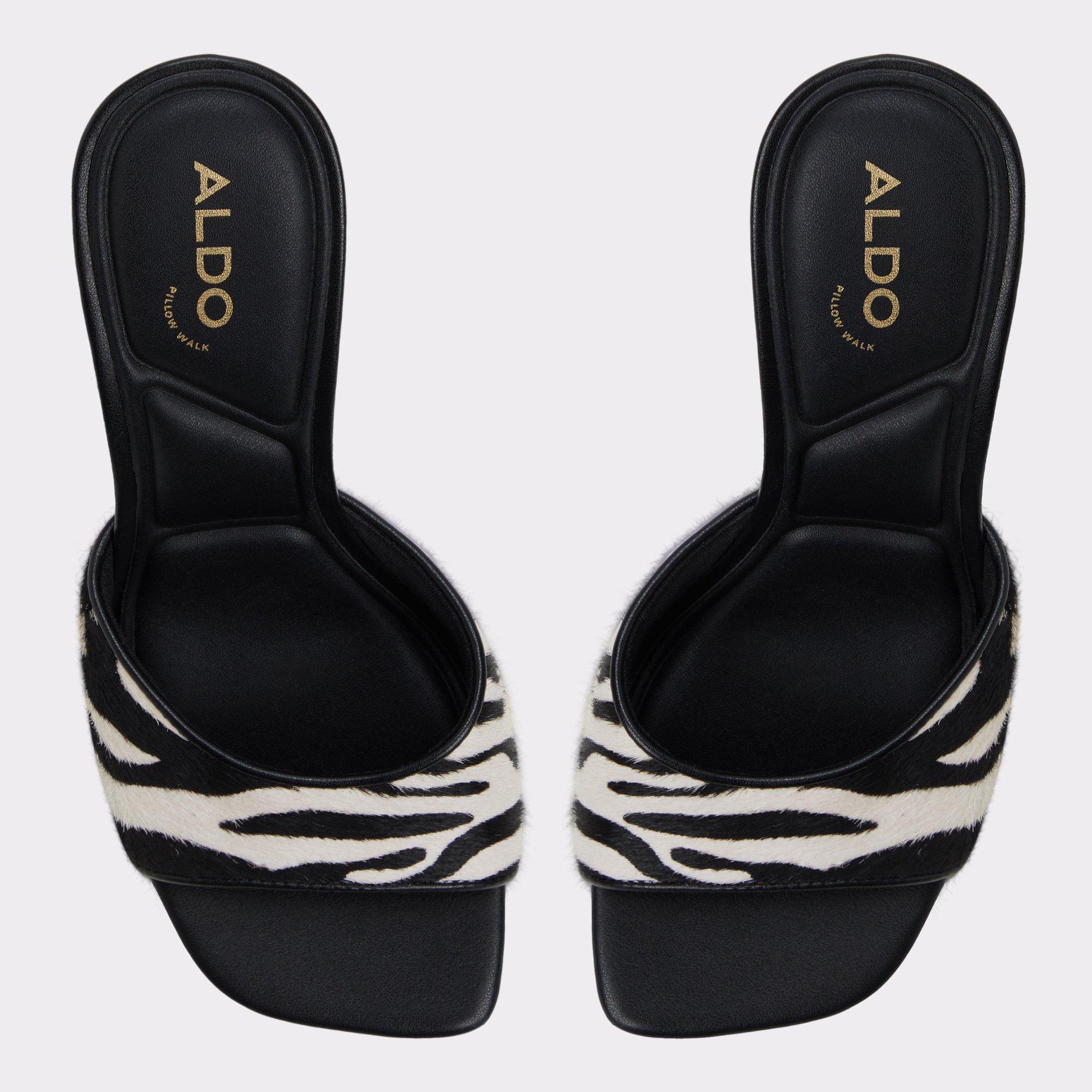 ALDO Evadalia - Women's Animal Print Collection - White, Size 8.5 Product Image