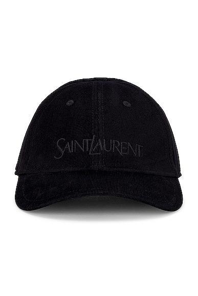 Mens 6-Panel Corduroy Logo Baseball Cap Product Image
