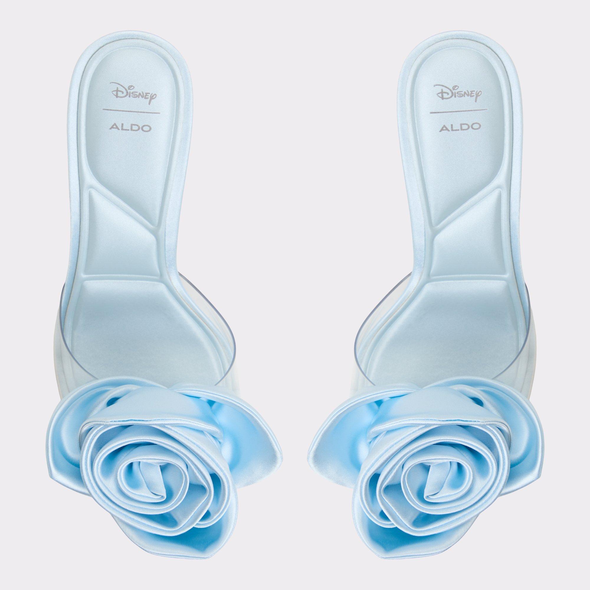 ALDO Cinderellamule - Women's Heeled Mules Sandals - Blue, Size 8.5 Product Image