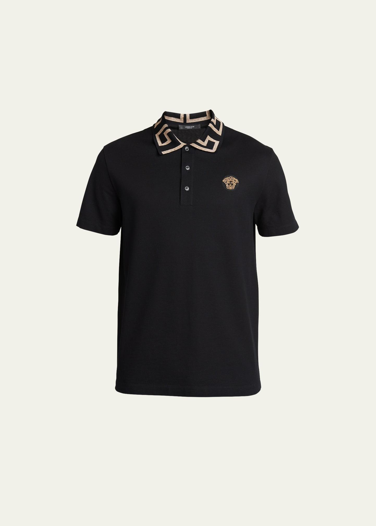 Mens Piquet Cotton Polo Shirt Product Image