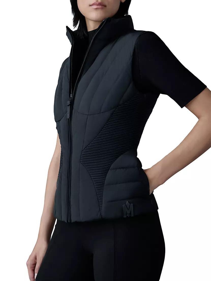 Aurelia Padded Down Zip-Up Vest Product Image