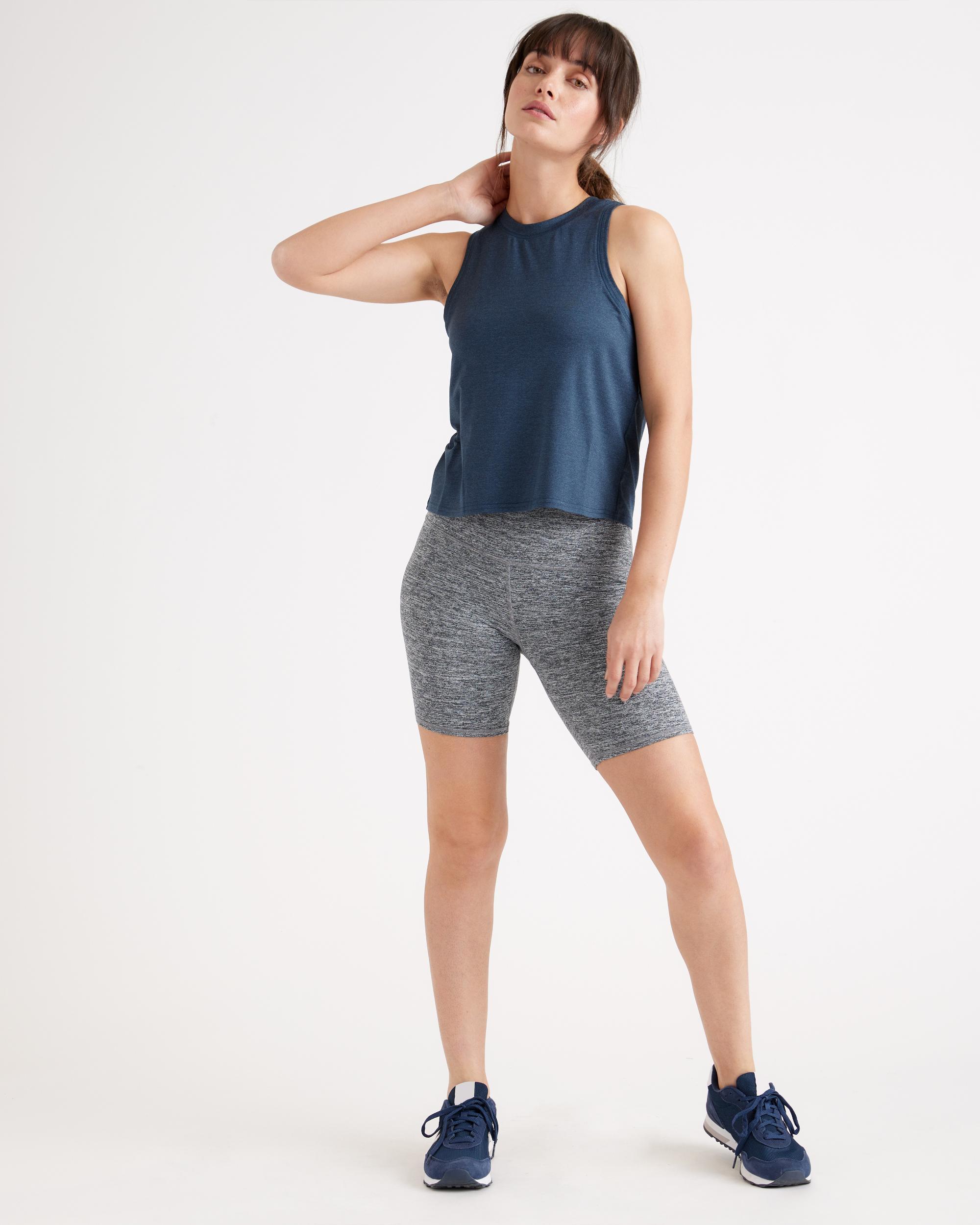 Quince | Women's Super Soft Performance Biker Short Flowknit Activewear, Size XS, Recycled Polyester Product Image