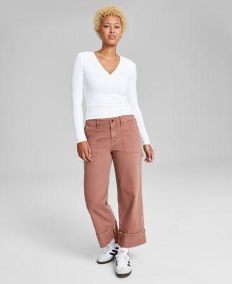 And Now This Womens Cuff Jeans, Created for Macys Product Image