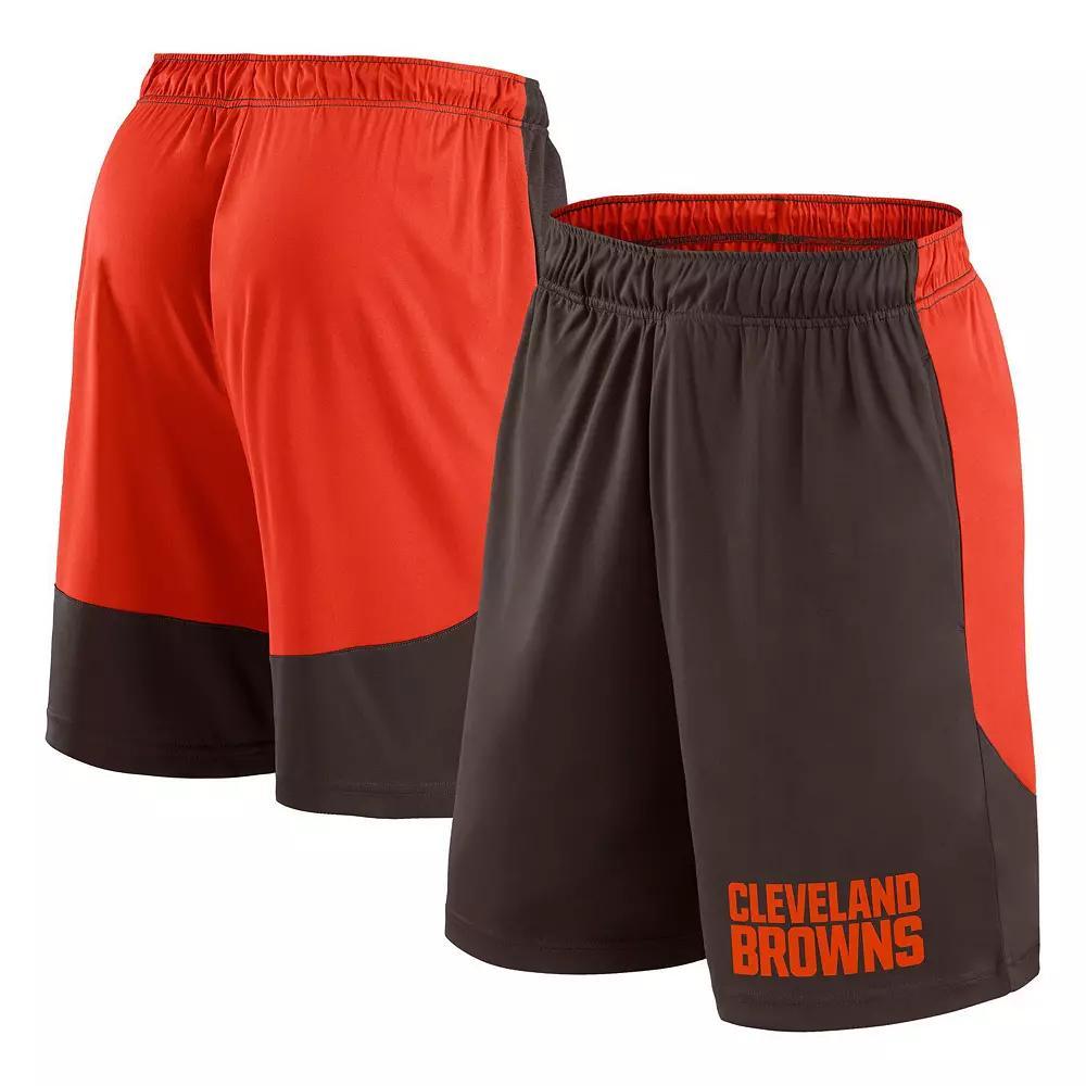 Men's Fanatics Navy/Red New England Patriots Launch Polyester Shorts, Size: 2XL, Blue Product Image