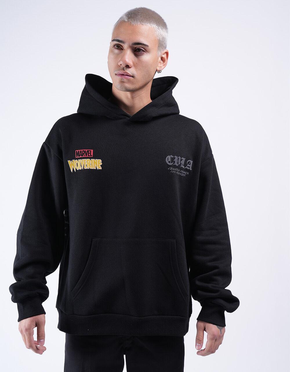 CVLA x Wolverine Beat Down Mens Hoodie - BLACK Product Image