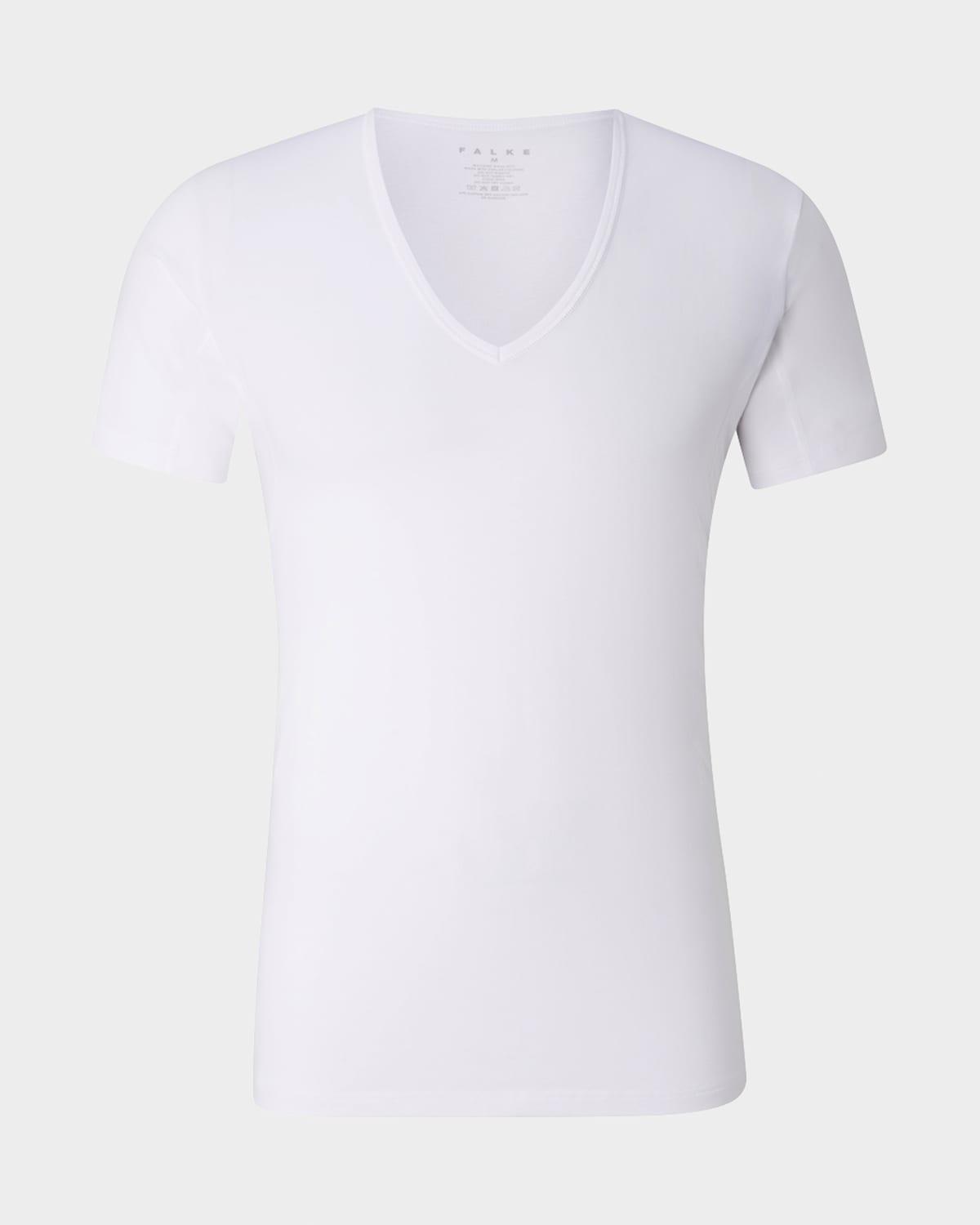Mens Cotton-Stretch V-Neck T-Shirt Product Image