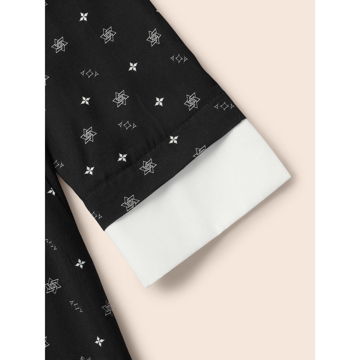 Plus Size Dark Whispers A-line Midi Dress Black Women Cocktail Contrast Party Curvy Bloomchic 18-20/2X Product Image
