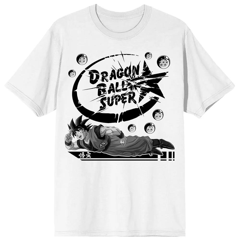 Men's Dragon Ball Super Goku Logo Graphic Tee, Size: XXL, White Product Image