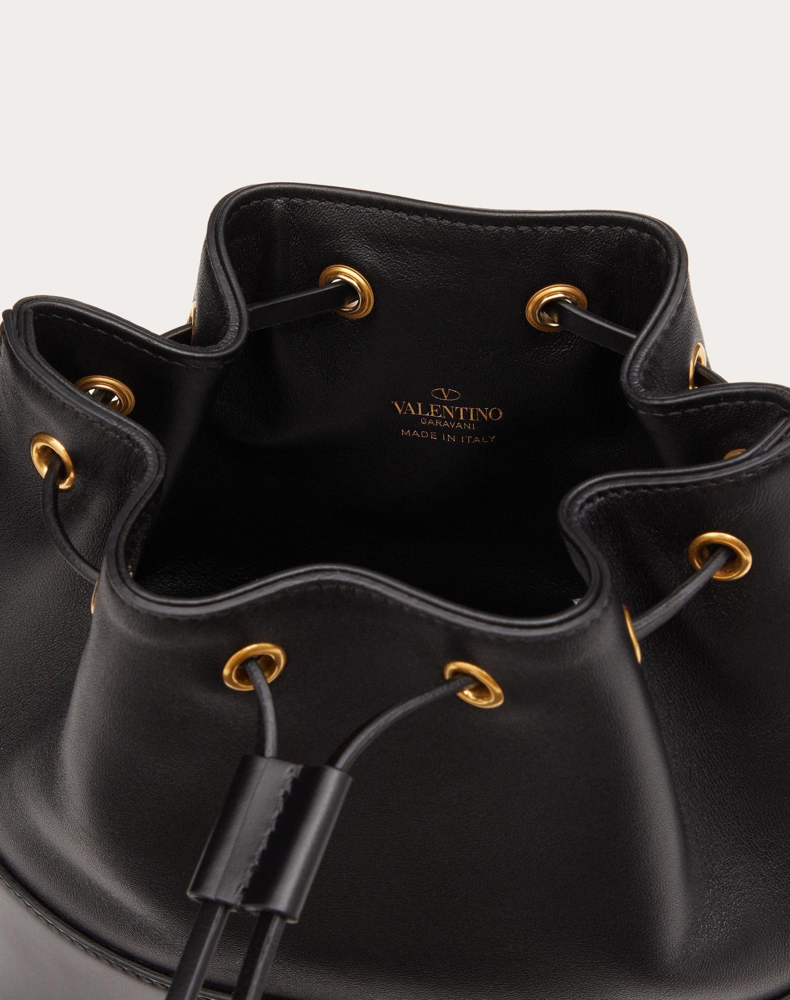 Mini Bucket Bag In Nappa With Vlogo Signature Chain Product Image