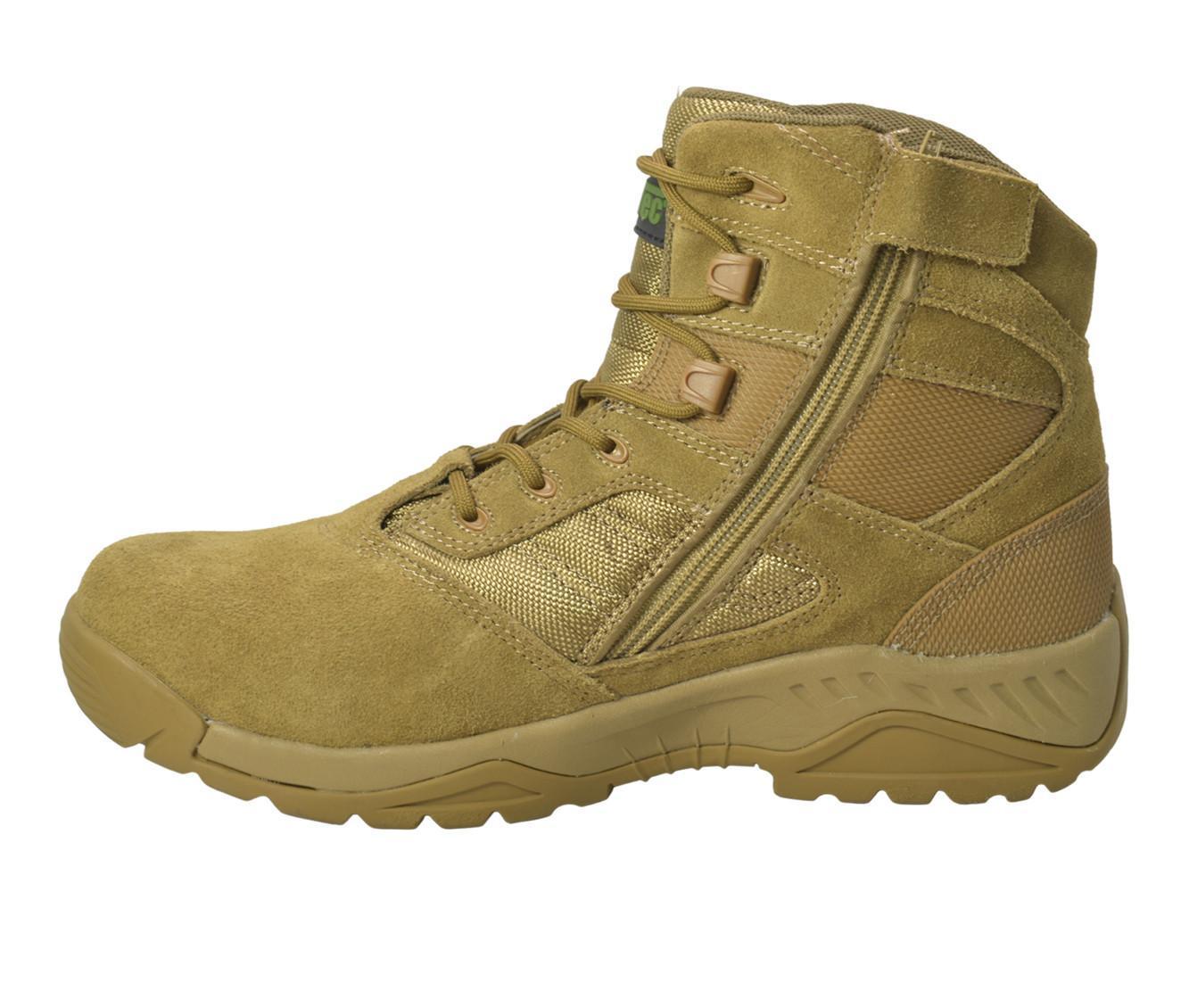 Men's AdTec 6" Suede Side Zip Tactical Work Boots Product Image