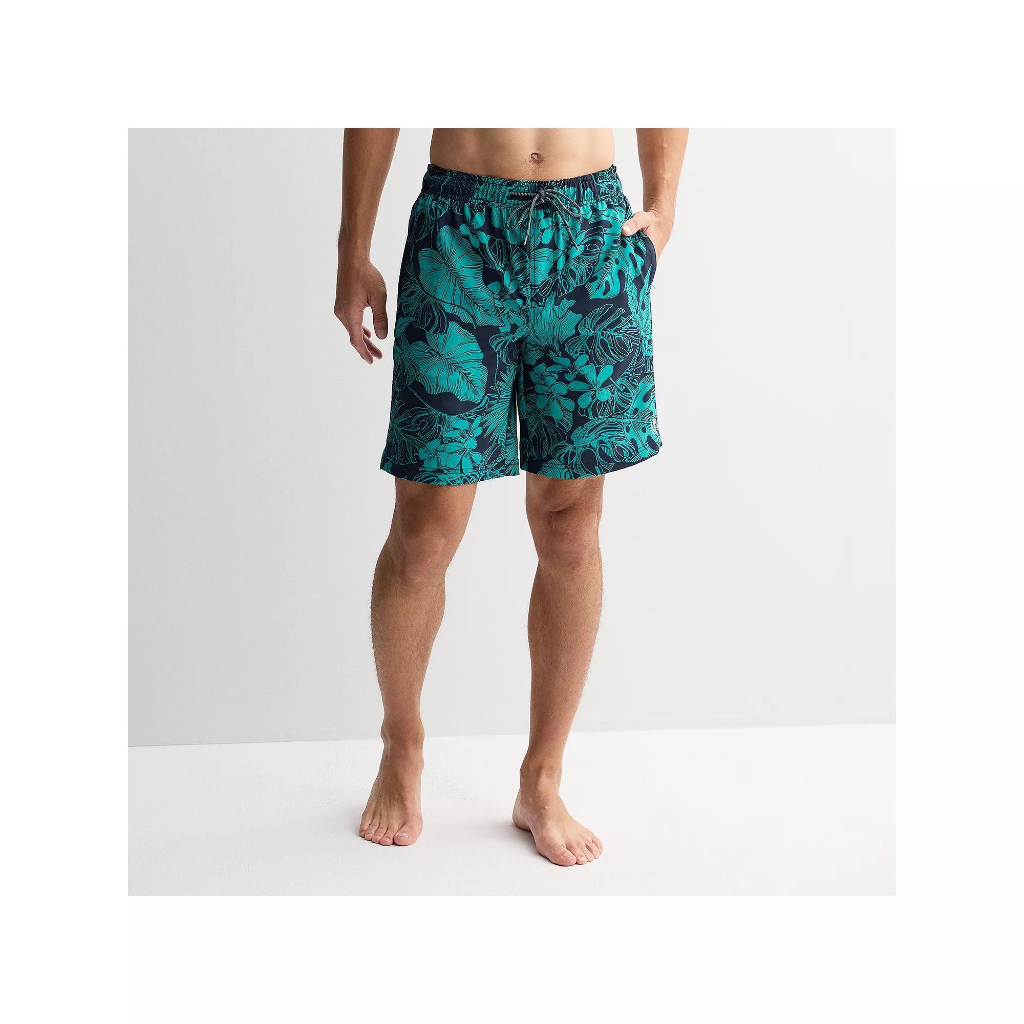 Men's Trinity Coast 9" Sportliner Swim Trunks, Size: XS 9 IN, Navy Blue Product Image