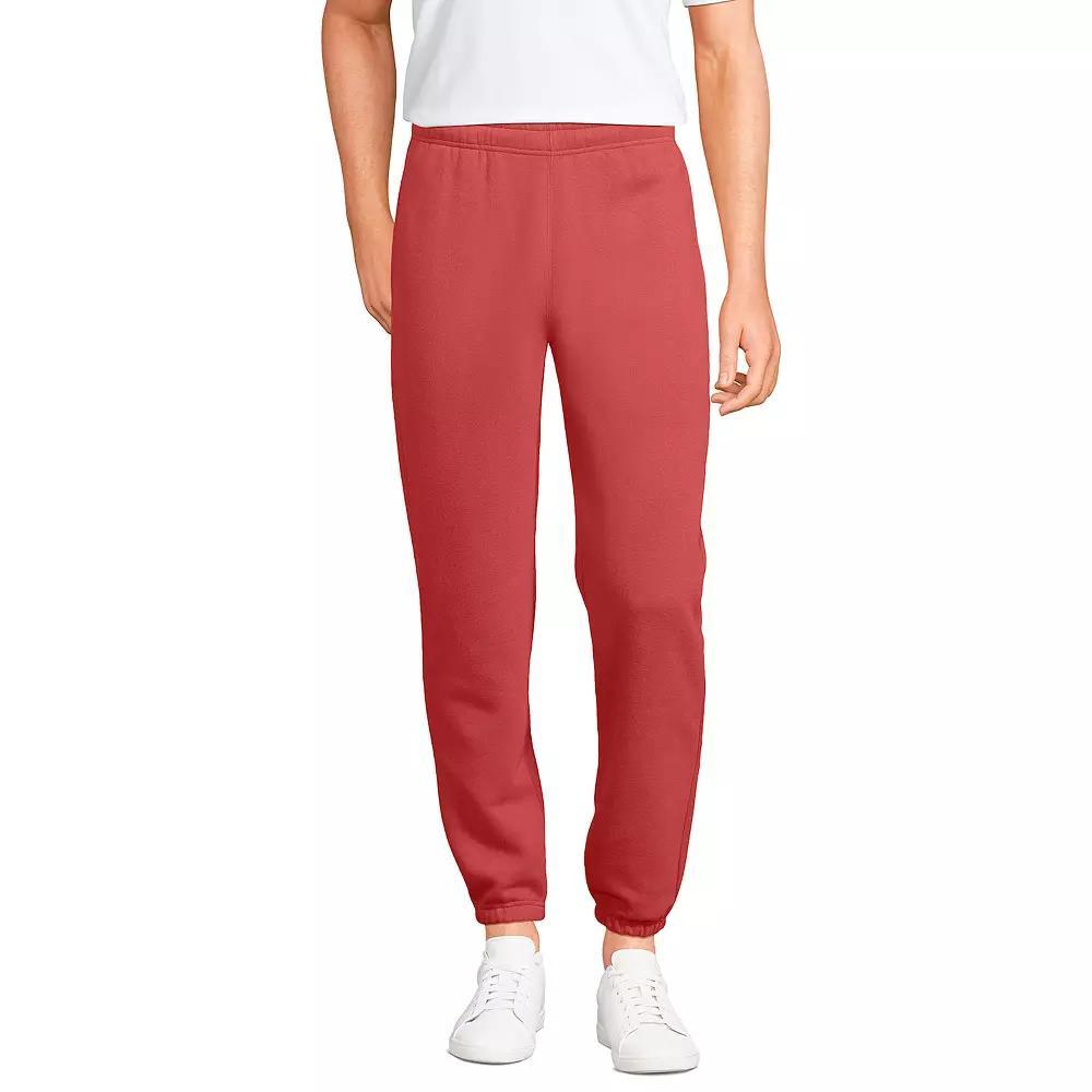 Men's Lands' End Serious Sweats Sweatpants, Size: Large, Nautical Red Product Image