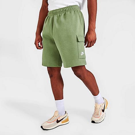 Nike Mens Cargo Club Shorts - Green/White Product Image