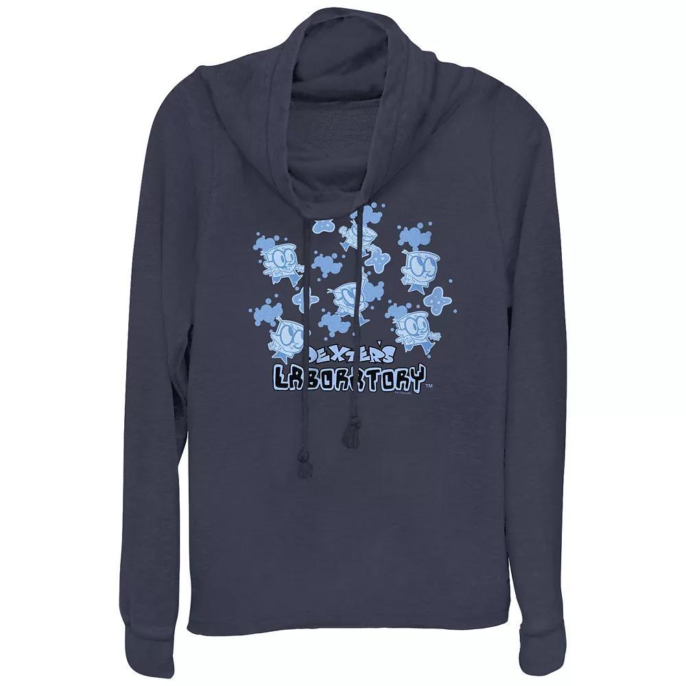 Disney's Mickey Mouse And Friends Friendsgiving Plus Size Cowlneck Graphic Lightweight Long Sleeve, Women's, Size: 3XL, Blue Product Image