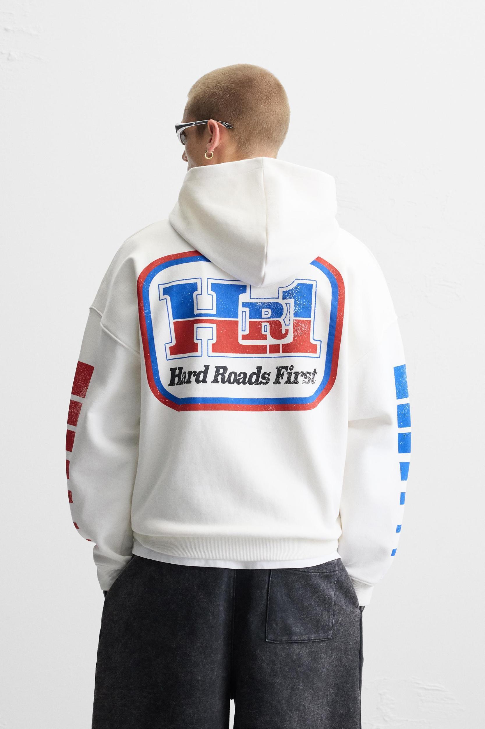 RACING PRINT HOODIE Product Image