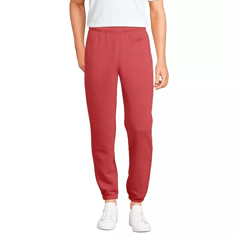 Men's Lands' End Serious Sweats Sweatpants, Size: Large, Nautical Red Product Image